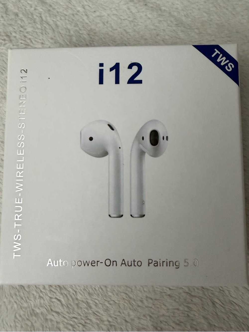 i12 Wireless Earbuds - White